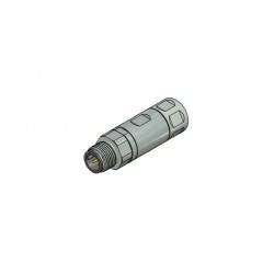 43-00424, Conec circular connectors, shielded, axial, with crimp connection, SAL M12x1 series
