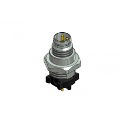 42-01301, Conec circular cable connectors, Snap-in, with screw locking, SAL M8x1 THR series