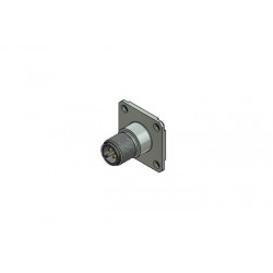 43-02304, Conec panel connectors, with mounting flanges, screw locking, SAL M12x1 series