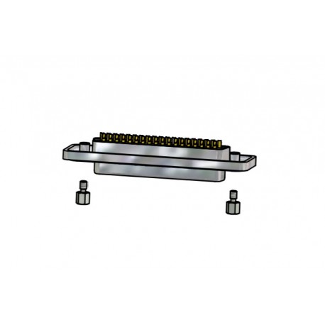 15-000643, Conec socket strips, IP67, solder bucket, straight, 15-0006 series