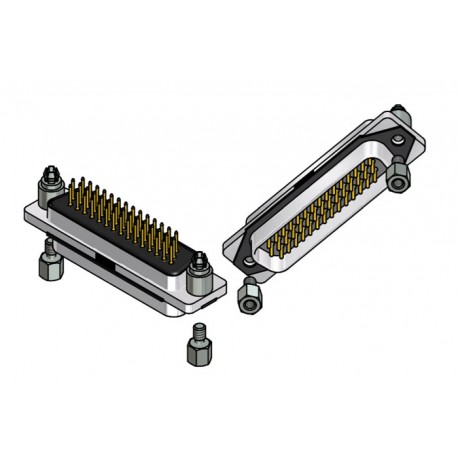 15-007603, Conec high density pin strips, snap-in, straight, 15-0075Slim Con series