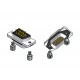 15-007703, Conec high density pin strips, solder bucket, straight, 15-0077Slim Con series 15-007703