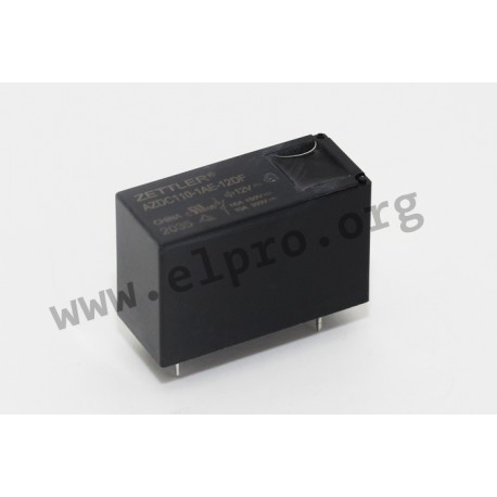 AZDC110-1AE-24DF, Zettler Printrelais, 16A, 1 Schließer, AZDC110 Serie