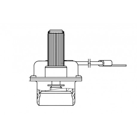 15-000010, Conec D-Sub-Abschirmkappen, mit Fangschnur, 15-000 Serie