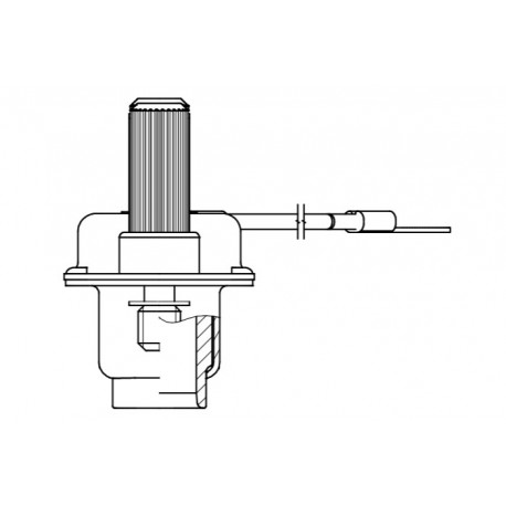 15-000110, Conec D-sub shielding caps, with lanyard, 15-000 series