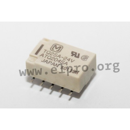 TQ2SA-24V-Z, Panasonic SMD relays, 2A, 2 changeover contacts, TQ series