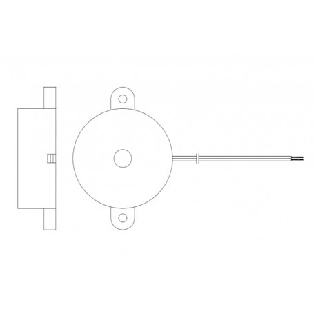PT-3529WQ, Hitpoint piezo buzzers, for panel mounting, PT series