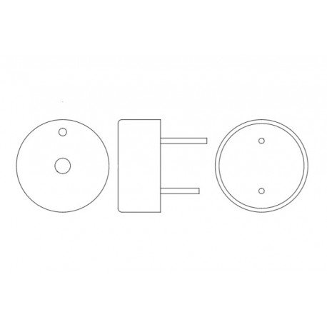 PK-11N23PQ, Hitpoint piezo buzzers, with driver circuit, for PCB assembly, PK series