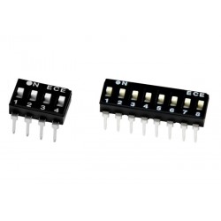 EAM102EZ, ECE IC DIL switches, stackable, pitch 2,54mm, EAM series