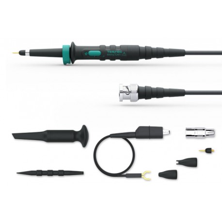 10020, Testec test probes, for oscilloscopes, passive, up to 150MHz, TT-LF series