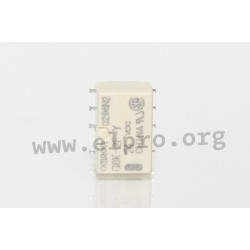 G6K-2F-TR-5DC, Omron SMD relays, 1A, 2 changeover contacts, G6K series