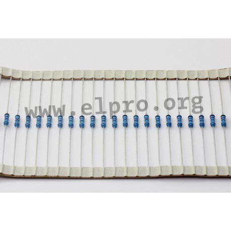 MBB02070C1809FCT00, Vishay metal film resistors, 0207 housing, 1%, 0,6W, MBB/SMA0207 series