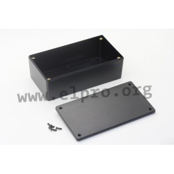 1591XXABK, Hammond general purpose enclosures, ABS, IP54, flame-retardant, 1591XX series