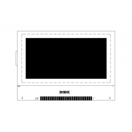 DEM128064F1FGH-PW, Display Elektronik FSTN-LCD-Anzeigen, 128x64
