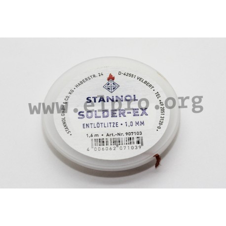 907103, Stannol Entlötkupferlitze