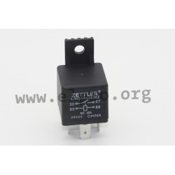 AZ9731-1C-12DC2, Zettler high current relays, 40A, 1 changeover or 1 normally open contact, AZ9731 series