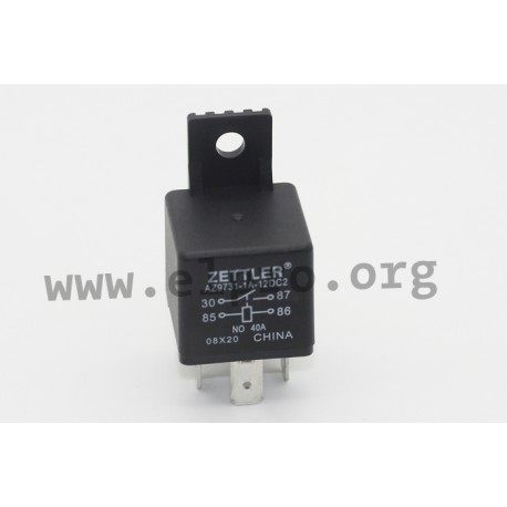AZ9731-1C-24DC2, Zettler high current relays, 40A, 1 changeover or 1 normally open contact, AZ9731 series