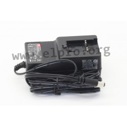 GE40I05-P1J, Mean Well plug-in switching power supplies, 40W, energy efficiency Level VI, GE40I series