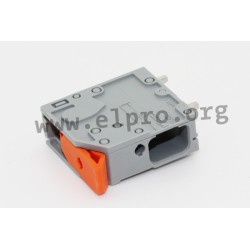 2606-1104/020-000, Wago spring terminal blocks, pitch 7,5mm, 41A, with lever, 2606 series