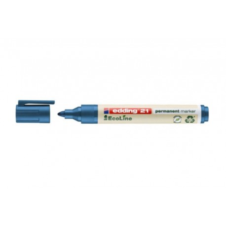 4-21003, edding EcoLine permanent markers, 1 to 3mm, 21 and 25 series