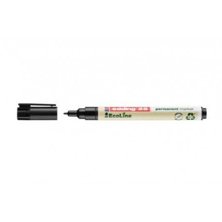 4-25001, edding EcoLine permanent markers, 1 to 3mm, 21 and 25 series