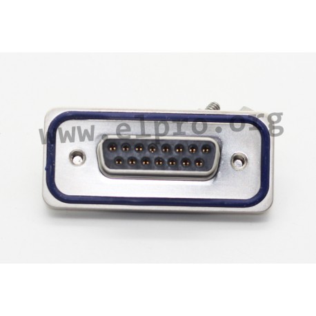 15-000623, Conec socket strips, IP67, solder bucket, straight, 15-0006 series