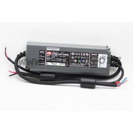 PWM-200-48KN, Mean Well LED drivers, 200W, KNX standard, PWM output voltage, PWM-200KN series