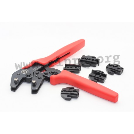 HT-K6A02, Hanlong crimping pliers, for end sleeves, receptacles and crimping contacts, HT series
