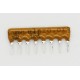 4608X-101-223LF, Bourns resistor networks, 8 pins/7 resistors, 4600X series 4608X-101-223LF
