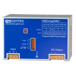 HSEUREG04801.030(R2), Camtec DIN rail switching power supplies, 480W, programmable output voltage, HSEUREG04801 series