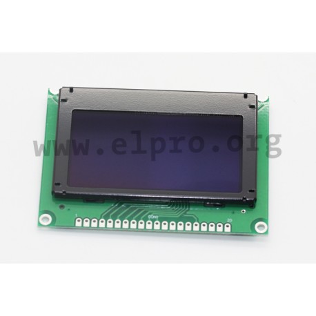 DEP128064B1-Y, Display Elektronik OLED-LCD-Anzeigen, 128x64