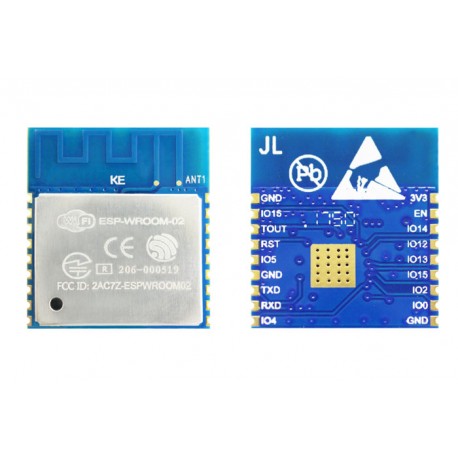 ESP-WROOM-02-N2, Espressif WiFi-Module, 802.11 b/g/n, Bluetooth, ESP Serie