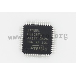 STM32L051C8T6, STMicroelectronics 32-Bit flash microcontrollers, ARM-Cortex-M0, STM32L0 series