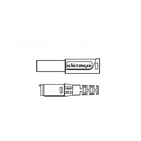 SFK30CNI/OK/RT, Schützinger safety banana plugs, 16/32A, SFK 30 S and SFK 30 C series