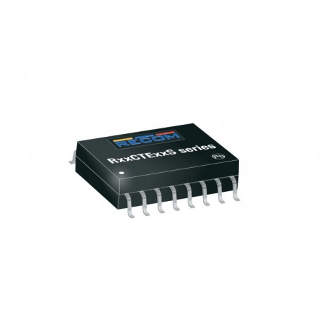 R05CTE05S-CT, Recom DC/DC converters, 1W, SMD, RxxCTExxS series