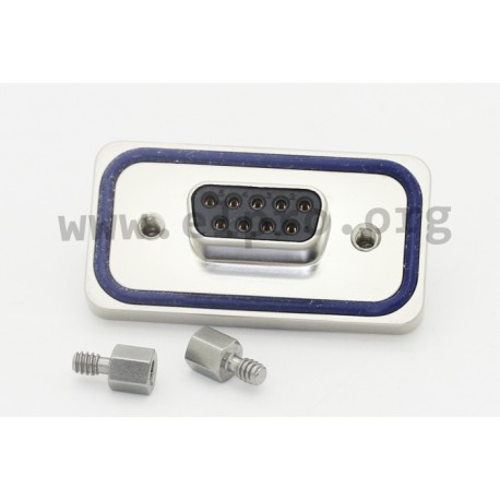 15-000613, Conec socket strips, IP67, solder bucket, straight, 15-0006 series