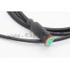 55-00378, Conec valve connectors, IP67, molded with stranded wire, Deutsch DT series DT06-2S-B/K1/075/10m 55-00378