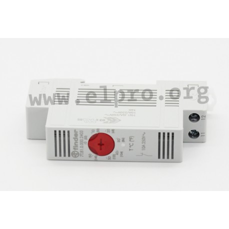 7T.81.0.000.2403, Finder adjustable thermostats, 7T series