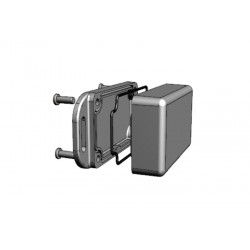 1551WHFLGY, Hammond small enclosures, polycarbonate, IP68, 1551W series