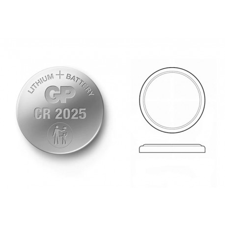 0602025C4, GP Batteries Lithium-Mangandioxid-Knopfzellen, 3V, einzeln verpackt, CR Serie