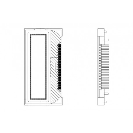 DEM128032A1SBH-PW-N, Display Elektronik STN-LCD-Anzeigen, 128x32