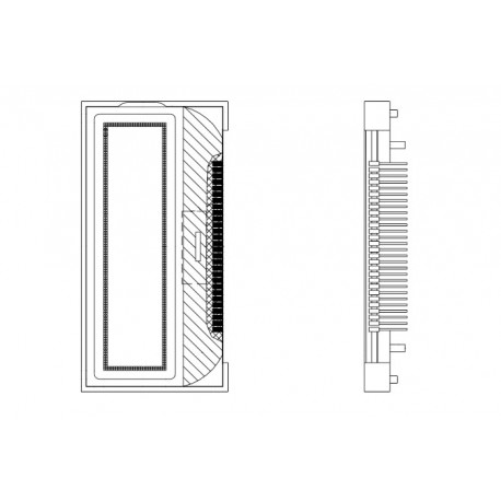 DEM128032A1FGH-PW, Display Elektronik FSTN-LCD-Anzeigen, 128x32