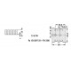 FK214/SA-CB, Fischer finger-shaped heatsinks, for TO3/TO66/SOT9/TO220/SOT32, FK2 series KS 307 FK 214