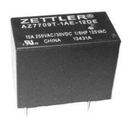 AZ7709-1AE-12D, Zettler PCB relays, 5A, 1 normally open contact, AZ7709 series