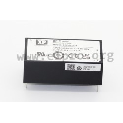 ECE40US24, XP Power switching power supplies, 40W, PCB, ECE40 series