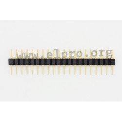 006-1-005-D-B1STF-XSO, MPE Garry SIL precision sockets, pitch 2,54mm, 006 series