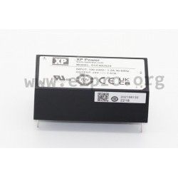ECE40US05, XP Power switching power supplies, 40W, PCB, ECE40 series