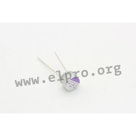 20SEF390M, Panasonic solid capacitors, radial, 125°C, OS-CON, SEF series