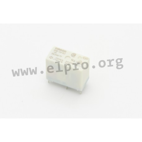 G5Q-1A4-EL2-HA-DC12, Omron PCB relays, 10A, 1 normally open contact, G5Q-EL2 and G5Q-EL3 series