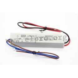 LPH-18-12, Mean Well LED drivers, 18W, IP67, constant voltage, LPH-18 series